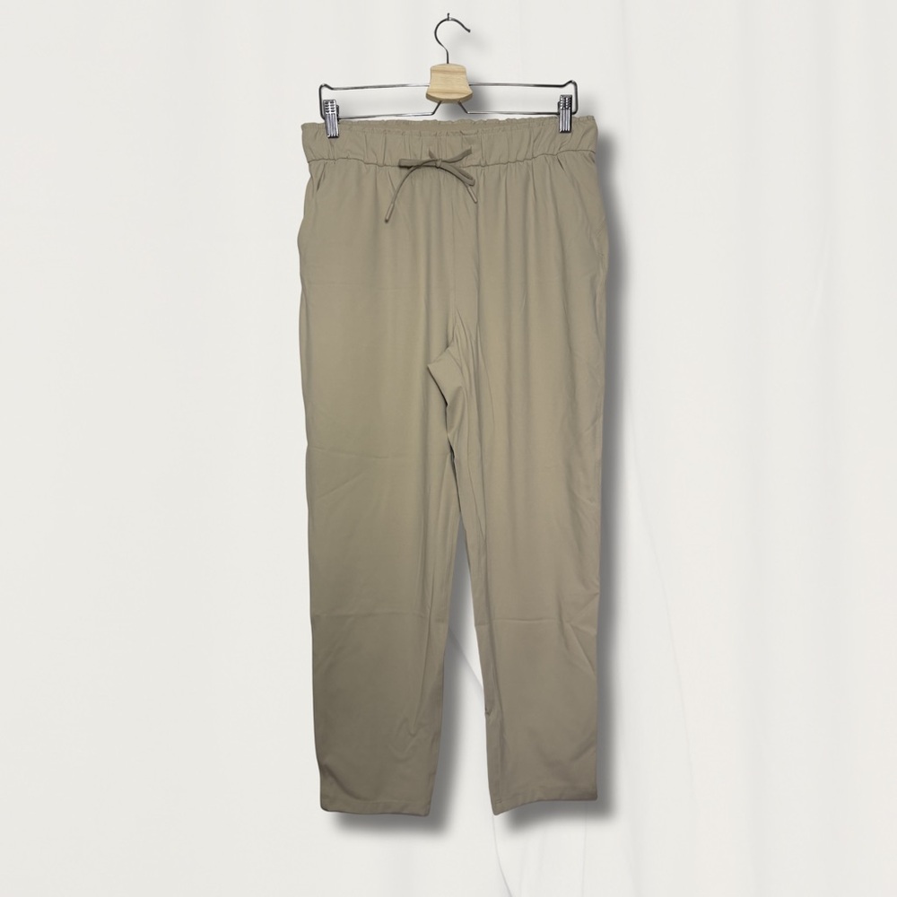 Lululemon Stretch High-Rise Pant 25" - Raw Linen - Size 10